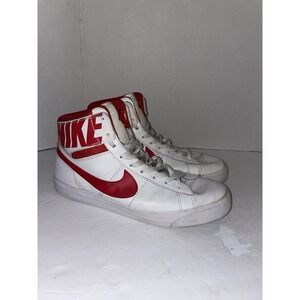 Nike Match Supreme Hi LTR Red And White Men's 11 Sneakers Shoes High Tops